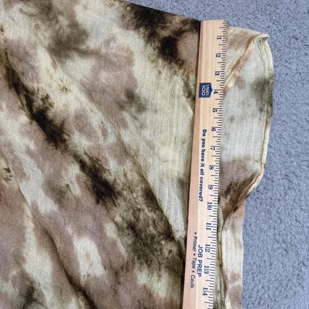 Steve Madden Kimono Cardigan Womens‎ One Size Neutral Tie Dye Boho Ruana Wrap